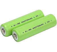Rechargeable Battery 1.2V Aa 2700Mah For Led Light Toy Tv s Watches Flashlights Power Bank Electronic Devices.2pcs