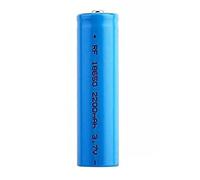 Rechargeable Battery 2200mAh High Capacity 3.7V Li-ION Battery ICR 1200 Cycles Long Life For LED Flashlight,1 PCS
