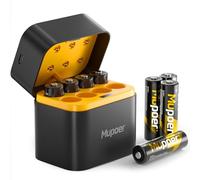 Rechargeable Battery AA 3600mWh with Charger,8Pack 1.5V Lithium AA Battery for Blink Outdoor Camera,Double A Rechargeable Batteries High Capacity,Li ion Camera Batteries with Charging Box for Xbox