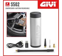 Rechargeable Battery Compressor S502 [GIVI] Universal For Motorcycle Car Bicycle