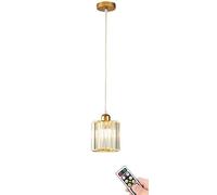Rechargeable Battery Operated Pendant Light with Remote Control for Dining Room and Kitchen Island, No Wiring Required