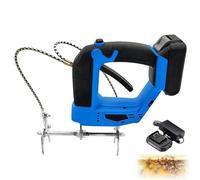 Rechargeable Bee Sweeper, Handheld Cordless Beehive Frame Shaker with 4 Speed Adjustable, Easy Honey Extraction for Beekeepers Farm Blue