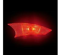 Rechargeable Bike Light, LED Spoke Wheel Lights for Bicycle, USB Charging Smart Sensor Night Riding Safety Decoration, 20H Runtime(Red)