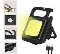 Rechargeable Bike Light with COB LED - 4 Light Modes, Magnetic Base & Bottle Opener | Water-Resistant Bicycle Headlight for Cycling, Camping, Emergency | EDC Flashlight