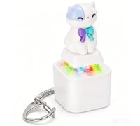 Rechargeable Bleating Sheep Keychain With LED Light (A - 2.36x1.18 inch)