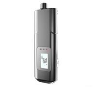 Rechargeable Breathalyzer with Safety Alarm for Drunk Driving | LCD display, fast for 10s result, 0.000-0.199% for bac range, clear digital readout, easy operation