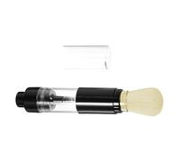 Rechargeable Brush - Synthetic Fibre in ABS Nylon 14.5 x 3.5 cm | Face Brushes, Makeup Blusher | Retractable Brush | Makeup Brushes for Applications, Travel and Us