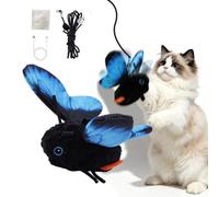 Rechargeable Butterfly Cat Toy, Rechargeable Interactive Plush