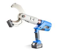 Rechargeable Cable Cutter, Cable Wire Hydraulic Cutting Tool, Electric Cable Scissors for 65MM-135MM Al and Armored Cu/Al Cable, with LED Display/2 Battery(EZ105C)