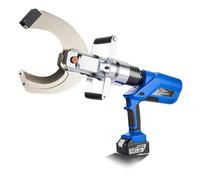 Rechargeable Cable Cutter, Cable Wire Hydraulic Cutting Tool, Electric Cable Scissors for 65MM-135MM Al and Armored Cu/Al Cable, with LED Display/2 Battery(EZ135C)