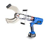 Rechargeable Cable Cutter, Cable Wire Hydraulic Cutting Tool, Electric Cable Scissors for 65MM-135MM Al and Armored Cu/Al Cable, with LED Display/2 Battery(EZ120C)