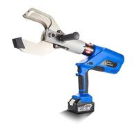 Rechargeable Cable Cutter, Cable Wire Hydraulic Cutting Tool, Electric Cable Scissors for 65MM-135MM Al and Armored Cu/Al Cable, with LED Display/2 Battery(EZ85C)