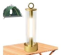 Rechargeable Camping Lantern, Portable LED Outdoor Light for Power Outages Blackouts Hiking Touch Switches Adjustable Brightness 2000mAh Lithium Battery Lantern