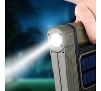 Rechargeable Camping Light, 2000LM Solar-Powered LED Camping Lantern, 5000MAh Rechargeable Camping Light, Adjustable Color Temperature, for Tent, Outdoor