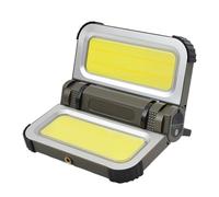 Rechargeable Camping Lights - Solar Powered Foldable Camping Light | 5.59x6.5 Inch Rechargeable LED Lantern, Outdoor Magnetic Flashlight for Hiking, Climbing, E-Cut