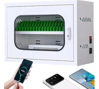 Rechargeable Cell Phone Locker Cart with WheelsSecure Charging Station for Schools Classrooms Libraries & Offices12/20/30/40/50/60 Bay Options Available