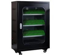 Rechargeable Cellphone Locker Storage Charging Station, 6-60Slot Device Mobile Charging Station and Storage Cart, with Lock & 2Keys, Cooling Fan, for Corporate & Conference Room