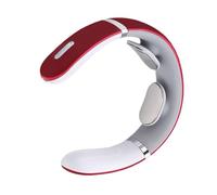 Rechargeable Cervical Massager - EMS Microcurrent Technology, Wireless Wearable Design, Multimode Intensity Levels, Skin-Friendly Silicone | Soothing for the Body, Recovery de