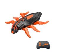 Rechargeable Climbing Cockroach, Wall Crawler Gecko Robot with LED Eyes, Remote Controlled Lizard Toy for Kids, Birthday Gift for Boys & Girls Ages 3-8+