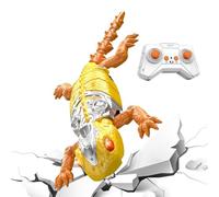 Rechargeable Climbing Gecko, Wall Crawler Chameleon, Remote Controlled Robot Lizard With LED Eyes | Wall Crawler Gecko Remote Control | For Boys Girls Preschoolers Pupils Teens Halloween Christmas