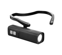 Rechargeable Clip On Headlight - Motion Sensor Waterproof Torch, Portable LED Gear with Hands Free Lighting for Outdoors, Compact USB Charging Flashlight | Hiking, Camping, Running, Cycling, Climbing
