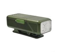 Rechargeable Clip-On Light, 200 Lumen LED Cap Lamp, USB-C Magnetic Head Torch with 10 Modes for Outdoor Camping Reading(Army Green)