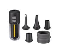 Rechargeable Compact Air Blower with Bright LED Bulb, Black
