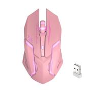 Rechargeable Computer Mouse - 120mm Rechargeable Pointer, Silent Robotic Arm Design | Colorful Breathing Cursor Ergonomic Device For Office Work Night Use Comfort Grip