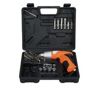 Rechargeable Cordless Drill Set with Drill Bits Electric Screwdriver Driver Tool 45-in-1 with LED Light