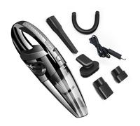 Rechargeable Cordless Handheld Car Vacuum Cleaner with HEPA Filter, Wet/Dry, 3200Pa, 20-Minute Runtime, 5 Accessories, Space-Saving Dock