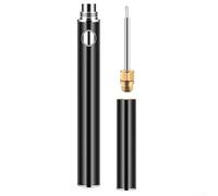 Rechargeable Cordless Hot Wire Pen For Braiding Fast Heating Alloy Precision Tip Multiple Interchangeable Heads For Embroidery Threads Waxed Cords(Black)