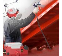 Rechargeable Cordless Paint Sprayer, 500W Portable Airless Spray Tool with 1.5m Hose, 6 Speeds, Backpack Design for Furniture Walls