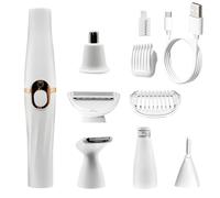 Rechargeable Current Hair Pruner 5 Detachable Executives for Body Face Swimsuit Simple Removal Fast Gentle Tool Current Hair Expunger Integrated