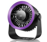 Rechargeable Desk Fan, Table Fan with Turbo Airflow