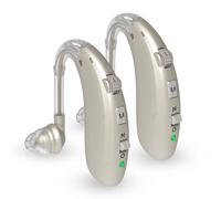 Rechargeable Digital Hearing Aid Adjustable Tone 2024 Best Sound Amplifier Portable Deaf Elderly BTE Hearing Aids SKIN 2 PCS