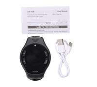 Rechargeable Digital Metronome, Portable Clip On Metronome Tuner Versatile Mini Guitar Tuner Dynamic Visual Beat Memory Function for Piano Guitar Flute Violin Drum (Black)