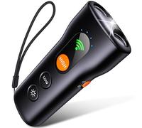 Rechargeable Dog Bark Deterrent Device with 50ft Long Range Ultrasonic - Correct Your Dog's Bad Behavior Instantly - Anti-Barking Device for Dogs - No Shock Collars or Dog Training Collars Needed