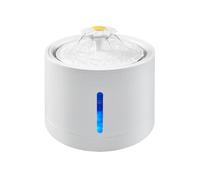 Rechargeable Dog Cat Water Dispenser | 2L LED Level Display Hydration Bowl - Silent Circulating Fountain For Small, Medium Pets - Indoor Drinking Station With Transparent Window, Easy Maintenance