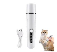 Rechargeable Dog Nail Appointment, Pet Nail Grids - Electric Cat Paw Trimmer - Compact and Light Prep Tool for Kittens, Lapi