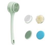 Rechargeable Double Handle Electric Bath Brush Shower Brush with 2Adjustable Speed for Easy Full Body Cleaning Tool