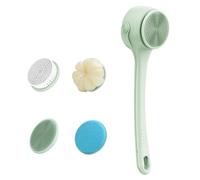 Rechargeable Double Handle Electric Bath Brush Shower Brush with 2Adjustable Speed for Easy Full Body Cleaning Tool