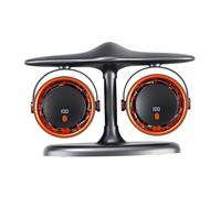 Rechargeable Double Head Fan 5 Adjustable Speeds Lightweight ABS Construction Unique Aircraft Styles for Gamers Aircraft Shaped Fan