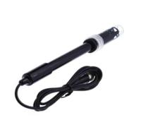 Rechargeable E-201-C pH Composite Electrode Probe with Plastic Shell, 0-14 pH Range, 0-60°C Resistance, Fast for Response, Compatible with Acidometer fo