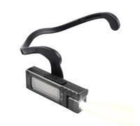 Rechargeable Ear Flashlight, LED Work Headlamp, Hands Free Lighted Headlamp, Outdoor Light with Adjustable Beam, Gear Attachment, Gear Set for Hiking, Camping,