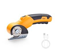 Rechargeable Electric Box Cutter | Cordless Electric Scissors High-Precision Cardboard Cutter Electric for Carpet, Plastic & Sheet-Aluminum - Safety Lock, Type-C Charging & LED Light