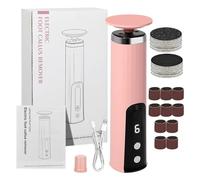 Rechargeable Electric Callus Remover 1000RPM Motor Fast Dead Skin Removal Ergonomic Handle Suitable for Feet Care Pediatric Electric File Callus Remover with Multiple Heads