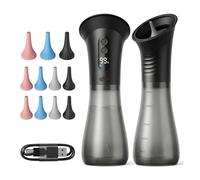 Rechargeable Electric Ear Cleaner Kit, Ear Wax Removal with LED Display, Dual Tank, 3 Modes & 11 Tips, Automatic Ears Cleaner with One-Piece Waste Tank for Complete Hygiene, Soft Brush