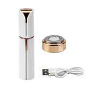 Rechargeable Electric Facial Hair Remover for Women Painless Face Shaver with Replacement Head Effortless Trimmer Body Use
