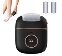 Rechargeable Electric Foot Clipper Pedicure Digital Display, Adjustable Grinding Head, Foot Care Remover Dead Skin (Black)