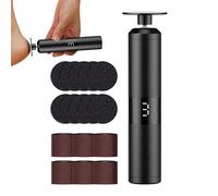 Rechargeable Electric Foot File - 3 Stage Hard Skin Grinder, Pedicure Polisher Device, Safe Foot Repair Machine for Home Travel Holiday Vacation Road Trip Bedroom Foots Care Accessory